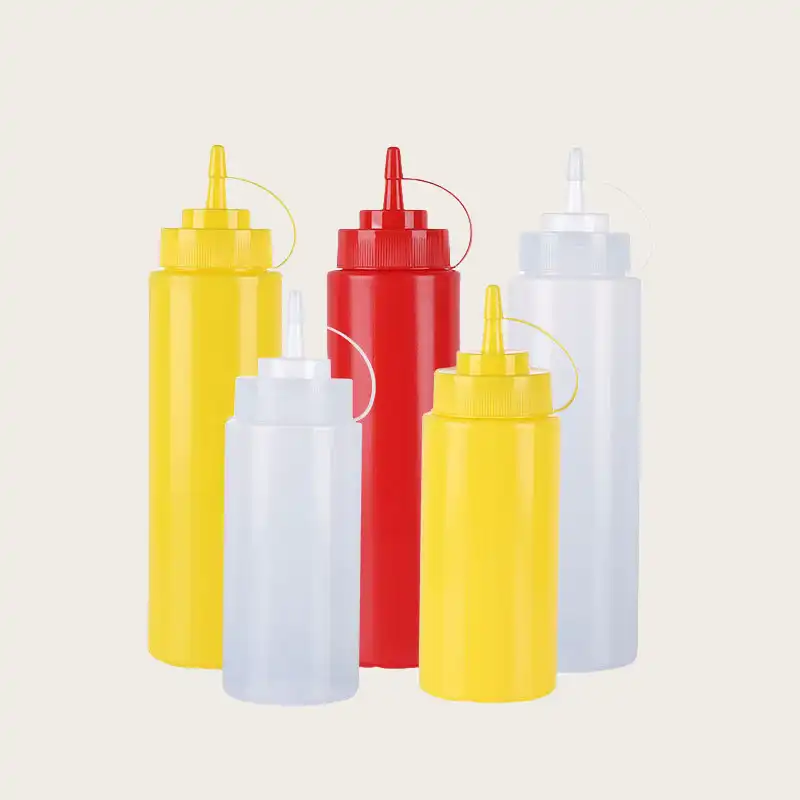 Plastic Squeeze Bottle 8oz 12oz 16oz 24oz 32oz