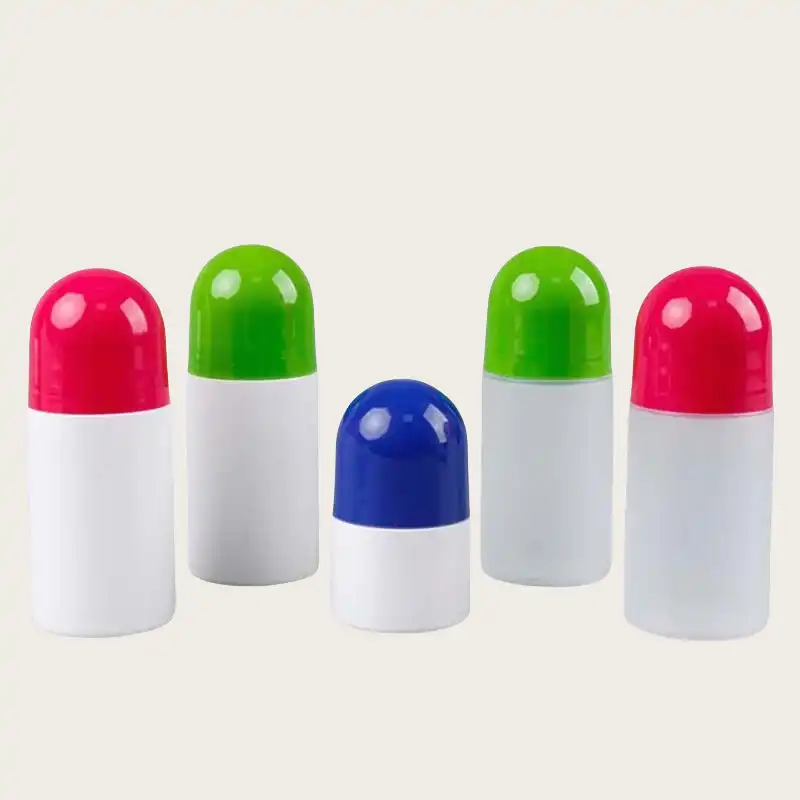 30ml roll-on bottle empty bottle 60ml roller ball head plastic bottle perfume applicator bottle 50ml antiperspirant bottle