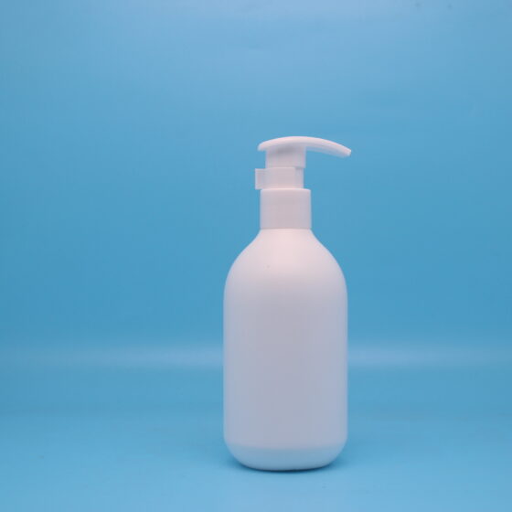 HDPE cylinder bottle 250ml for shampoo and body wash