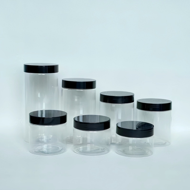 Clear PET Apothecary Jar – Vintage Style