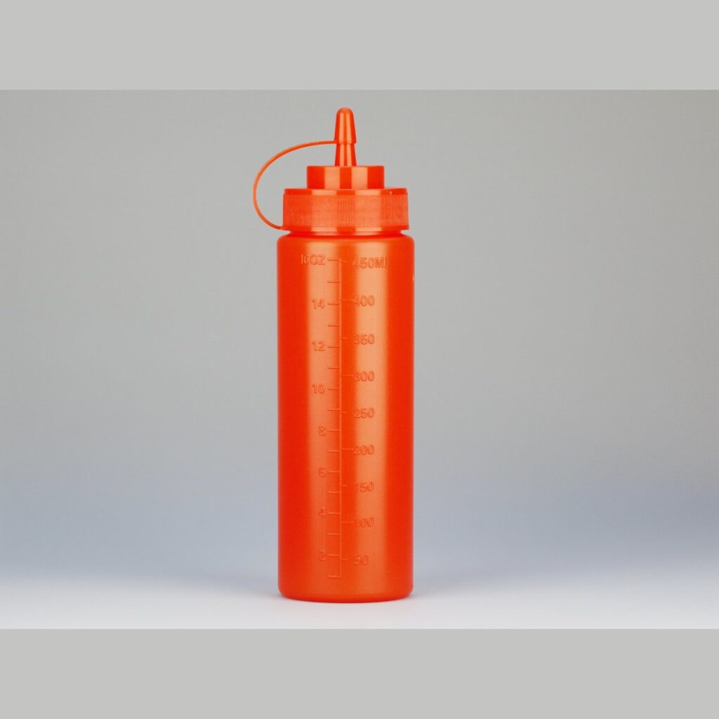 450ml HDPE Squeeze Bottle for Ketchup and Sauce