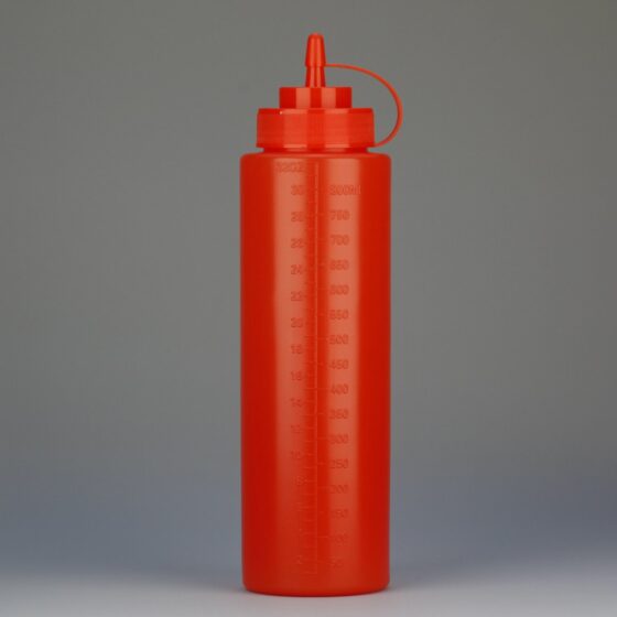 500ml HDPE Boston Round Bottle for Cleaning Liquid