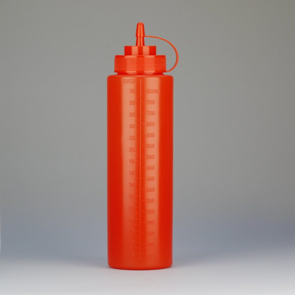 800ml HDPE Large Squeeze Bottle for Condiments