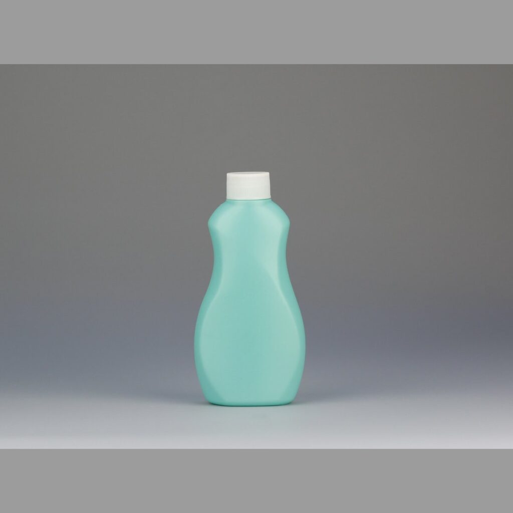 300ml HDPE Curved Cosmetic Lotion Bottle for Skincare