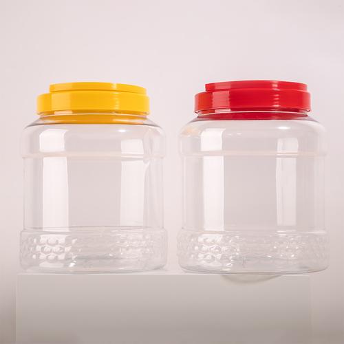 Clear PET jar 100ml for candy and food storage