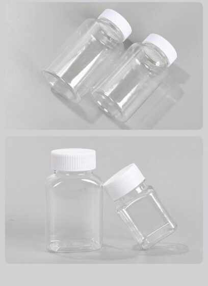 PET bottle 200ml with screw cap multipurpose liquid