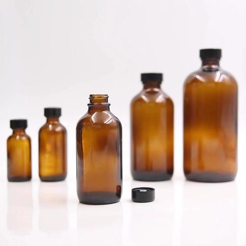 HDPE Boston round 100ml for essential oil and tincture